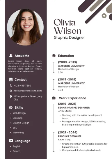 Latest CV Design